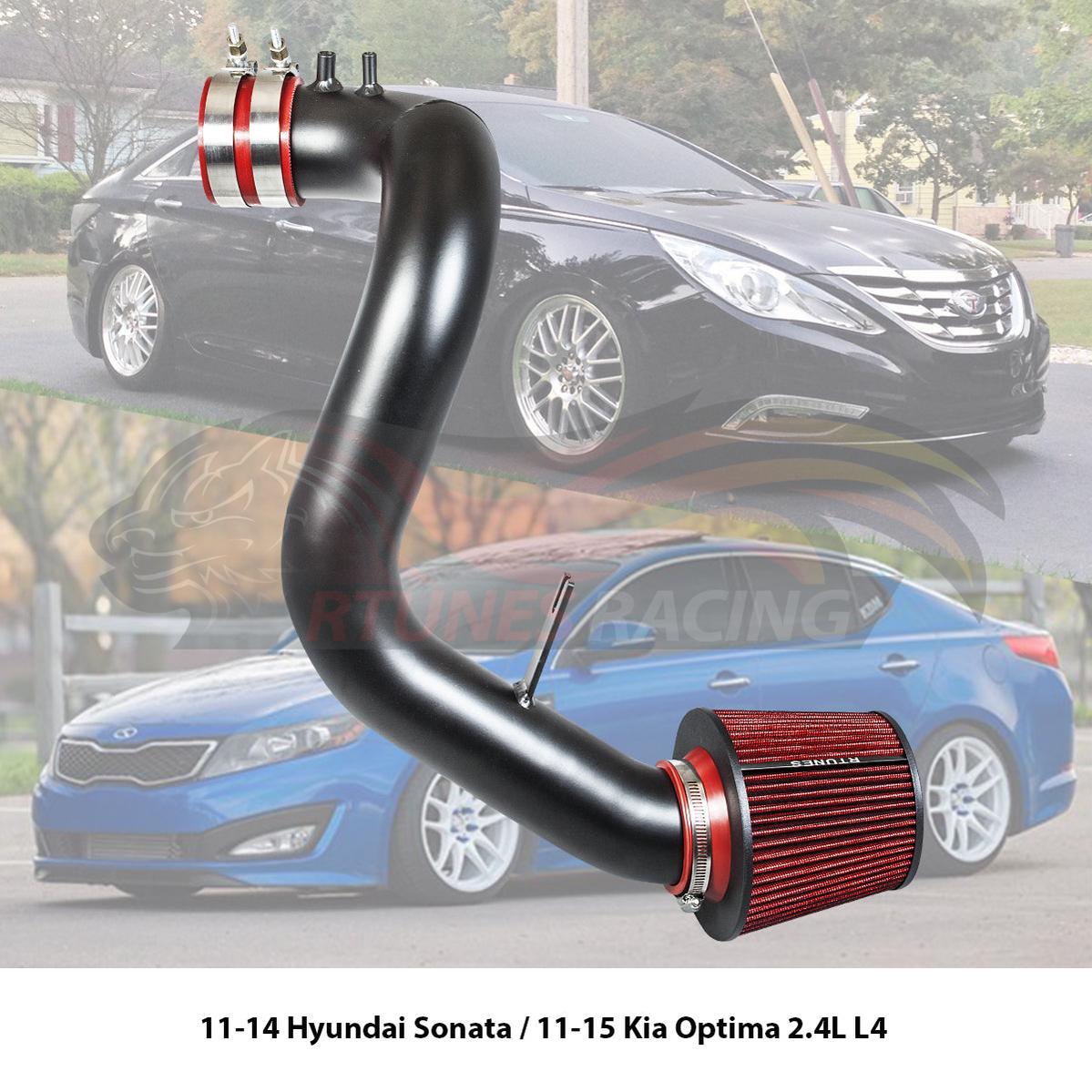 Cold Air Intake For 11-14 Hyundai Sonata / 11-15 Kia Optima 2.4L L4 RCI-HY-06BK