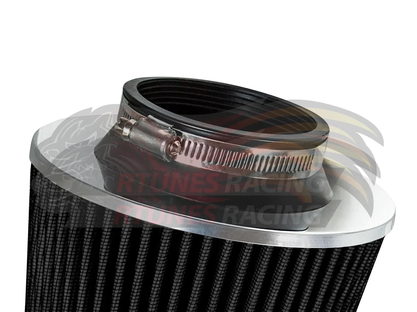 BLACK 2.5" 63.5mm Cone Air Filter | Rtunes Racing | AF25CK