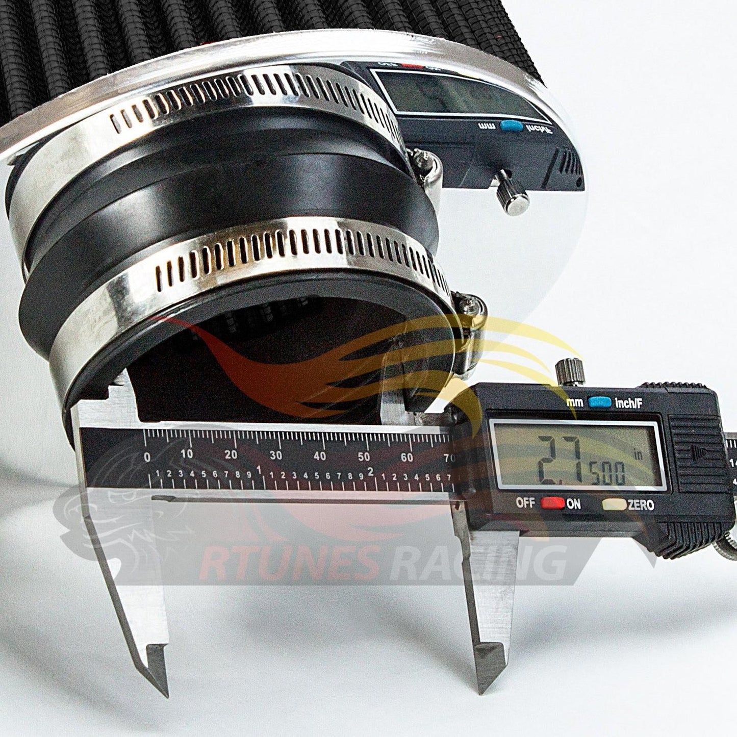 BLACK 2.75" 70mm Cone Air Filter | Rtunes Racing | AF275CK