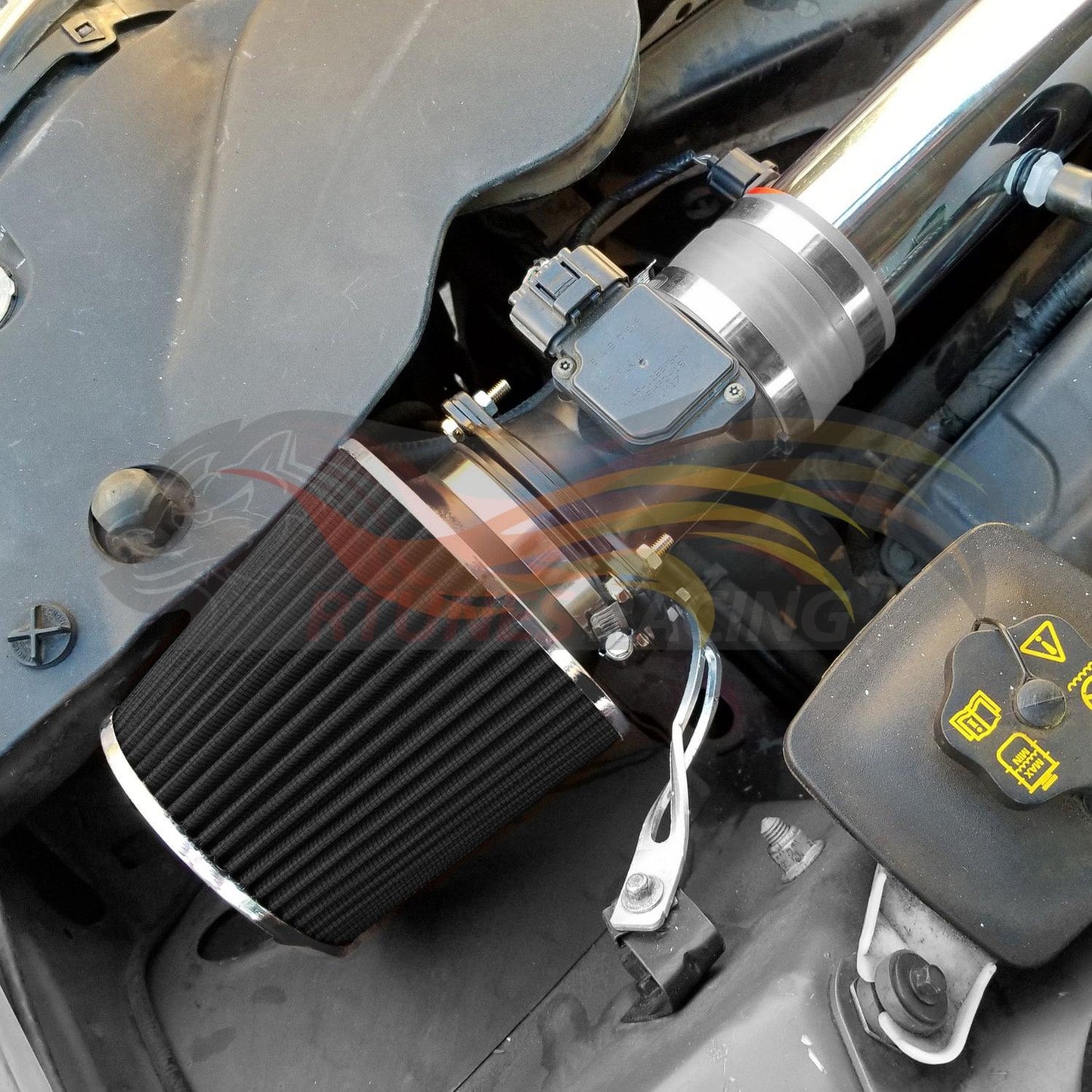 BLACK 2.5" 63.5mm Cone Air Filter | Rtunes Racing | AF25CK