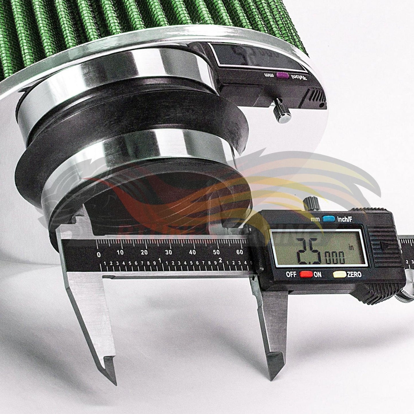 GREEN 2.5" 63.5mm Cone Air Filter | Rtunes Racing | AF25GN