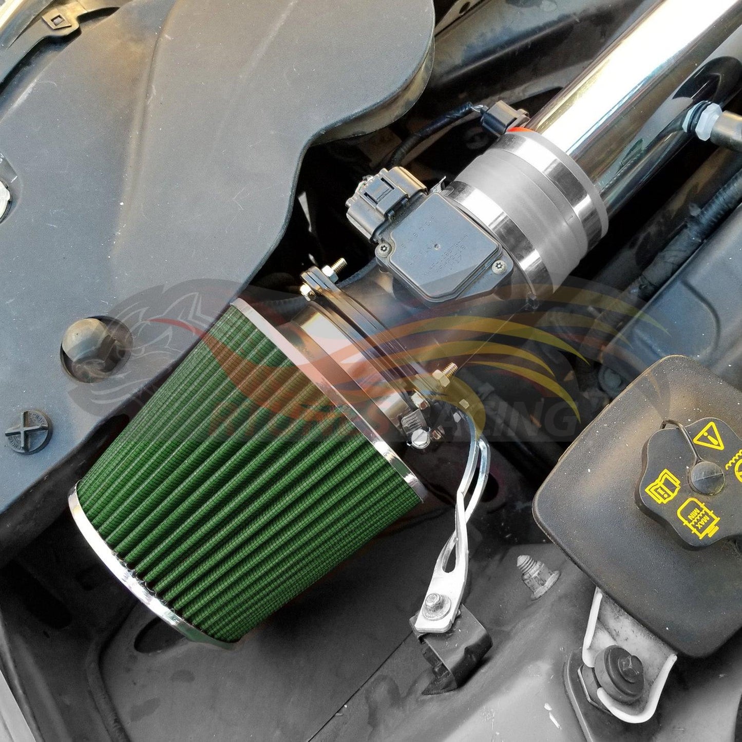 GREEN 3.5" 89mm Cone Air Filter | Rtunes Racing | AF35GN