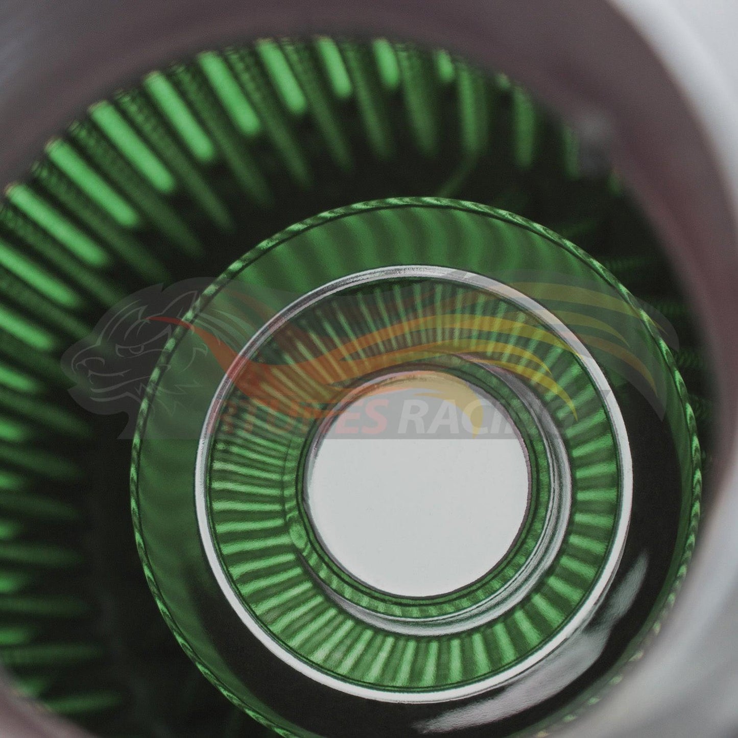 GREEN 3.5" 89mm Cone Air Filter | Rtunes Racing | AF35GN