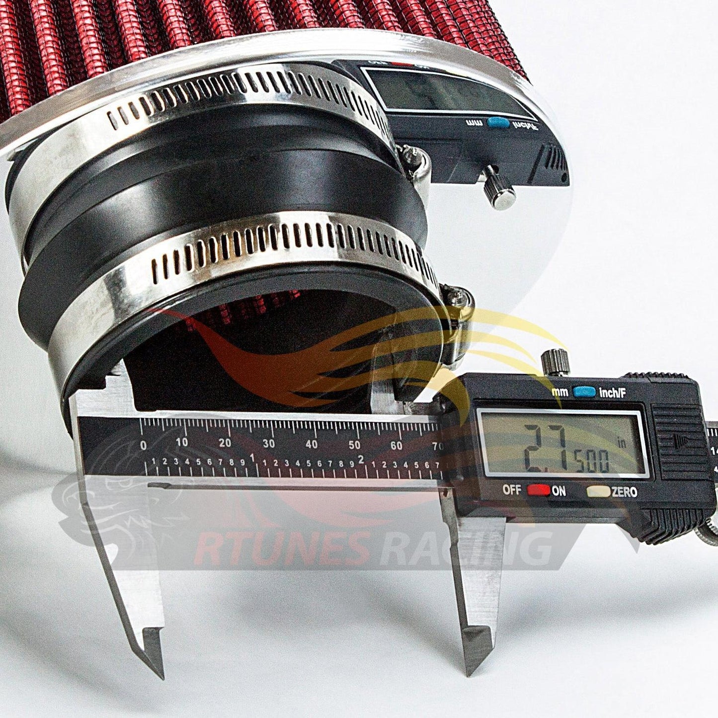 RED 2.75" 70mm Cone Air Filter | Rtunes Racing | AF275R
