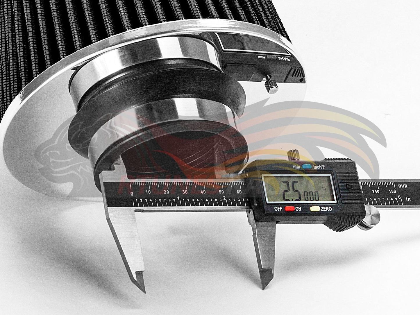 BLACK 2.5" 63.5mm Cone Air Filter AF25CK