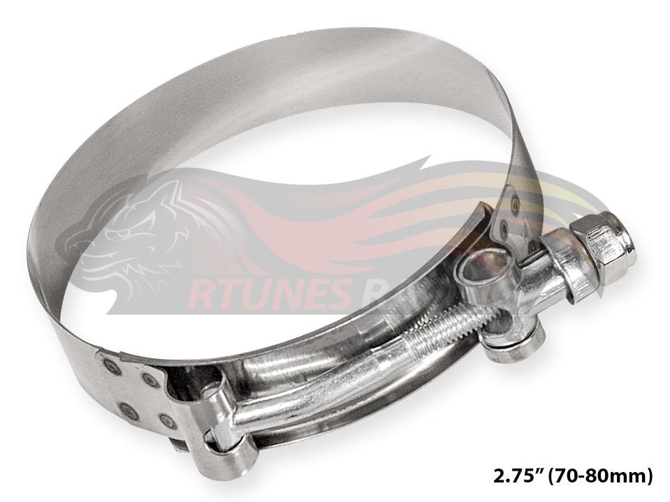 2.75" inch (70-80mm) T-Bolt Clamp Pack of 4 pcs TCLAMP275X4