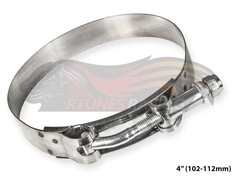 4" inch (102-112mm) T-Bolt Clamp Pack of 4 pcs TCLAMP40X4