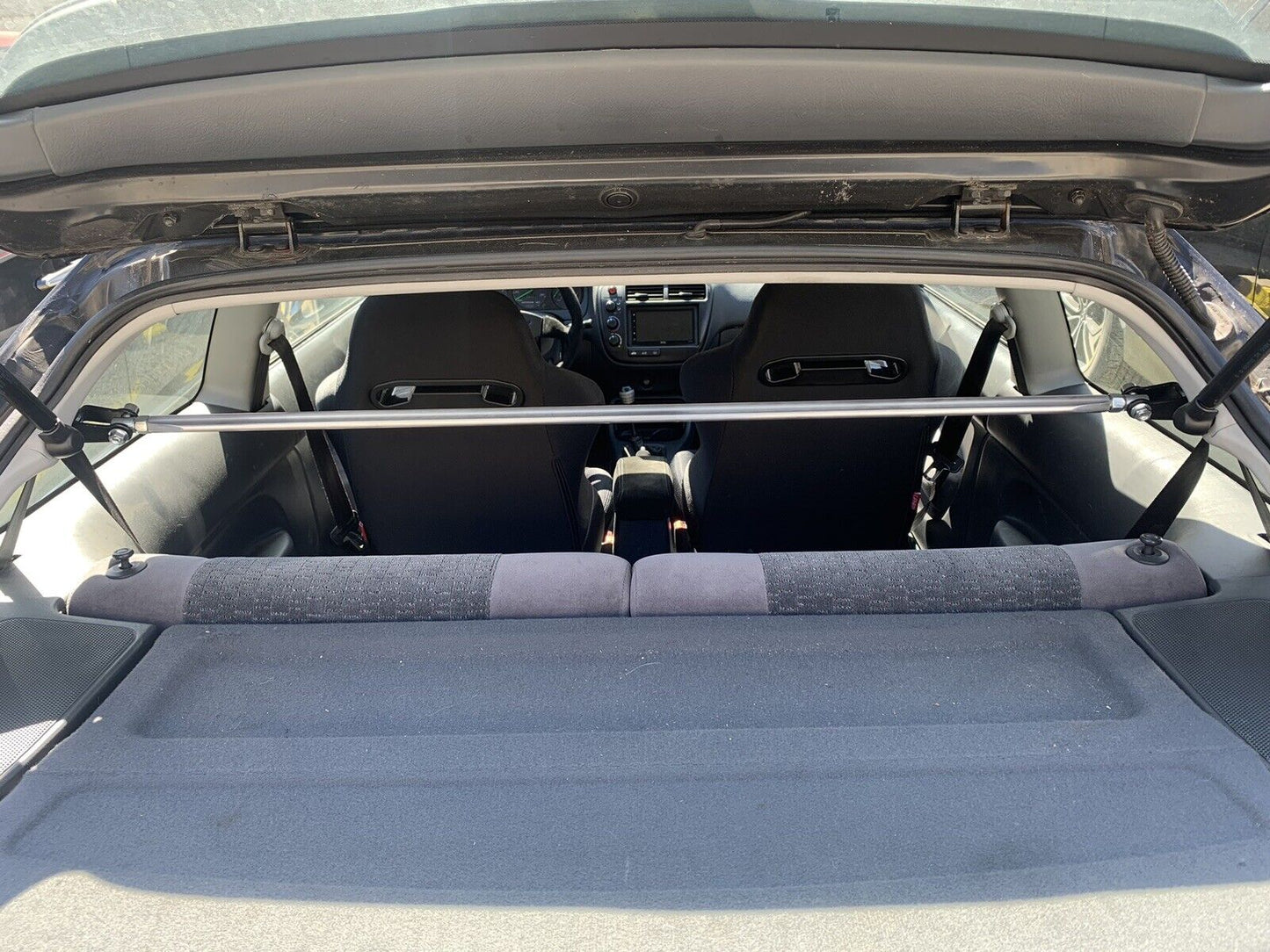 Rear Upper C-Pillar Strut Bar For 1994-2001 Acura Integra All Models | Rtunes Racing | BAR-CP-HD002