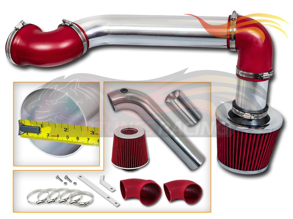 Cold Air Intake For 95-97 Chevy Camaro 3.8L V6 (2Pcs) CI-CH-04RD
