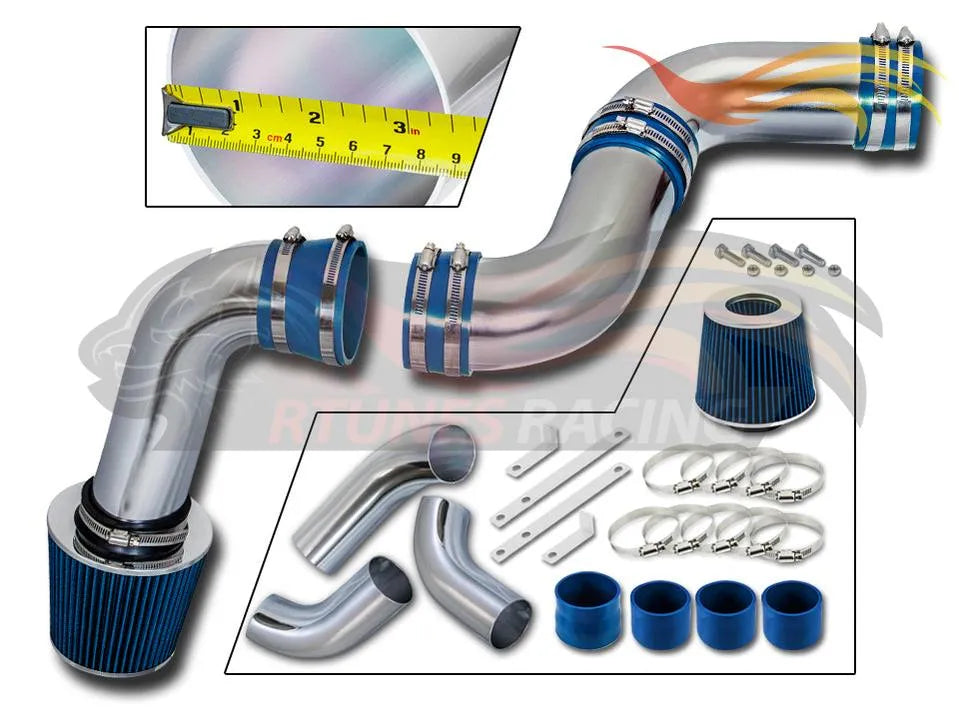 Cold Air Intake Kit For 1999-2007 Chevy Silverado 1500 4.3L V6 | Rtunes Racing | CI-CH-06BL