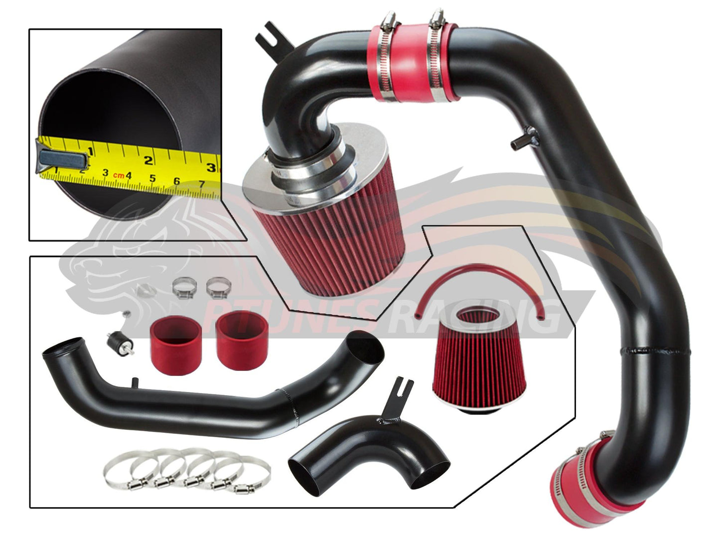 Cold Air Intake Kit For 1995-1999 Dodge Neon 2.0L I4 | Rtunes Racing | RCI-DG-01MB