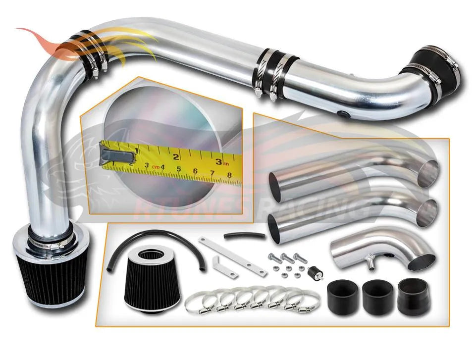 Cold Air Intake Kit For 2002-2008 Dodge Ram 1500 3.7L/4.7L (3 Pcs) | Rtunes Racing | CI-DG-06CK