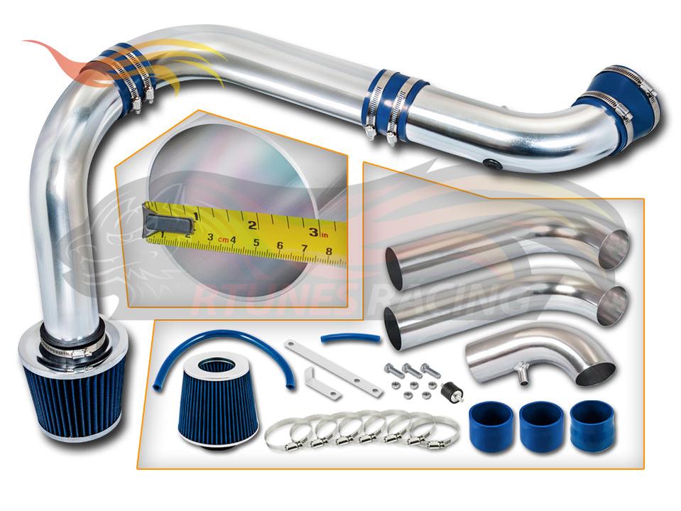 Cold Air Intake For 03-08 Dodge Ram 1500/2500/3500 Hemi 5.7L (3Pcs) CI-DG-07BL
