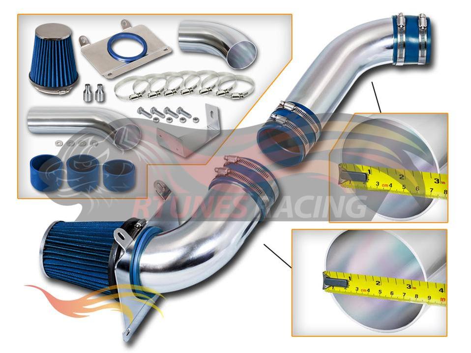 Cold Air Intake Kit For 1987-1988 Ford Mustang 5.0L V8 | Rtunes Racing | CI-FD-01BL-8788