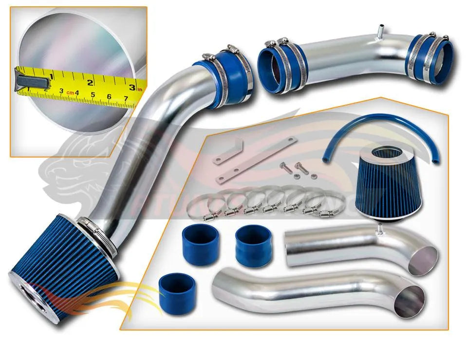 Cold Air Intake Kit For 1990-1997 Ford Thunderbird 3.8L V6 N/A | Rtunes Racing | CI-FD-17BL