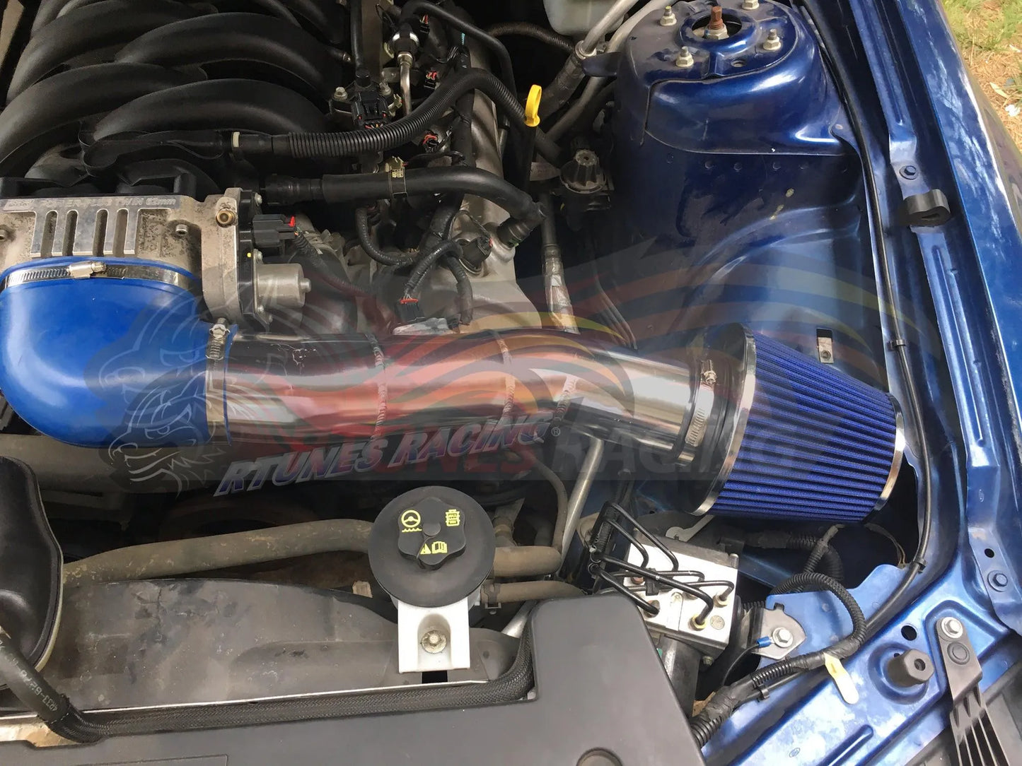 Cold Air Intake Kit For 2005-2009 Ford Mustang GT 4.6L V8 | Rtunes Racing | CI-FD-09BL