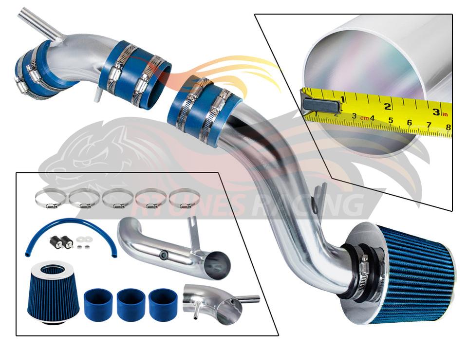 Cold Air Intake Kit For 1997-2001 Hyundai Tiburon L4, 1996-2000 Hyundai Elantra L4 | Rtunes Racing | CI-HY-01BL