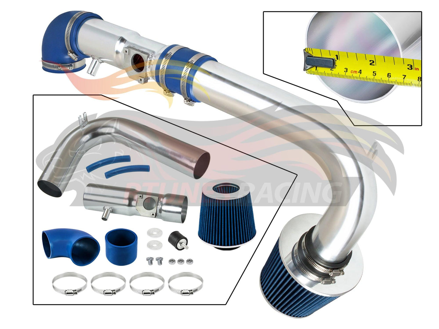 Cold Air Intake Kit For 2006-2009 Miata/Mx-5 2.0L | Rtunes Racing | CI-MZ-08BL