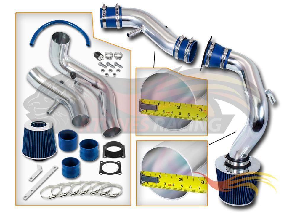 Cold Air Intake Kit For 2002-2006 Nissan Sentra SE-R/Spec V 2.5L | Rtunes Racing | CI-NS-02BL