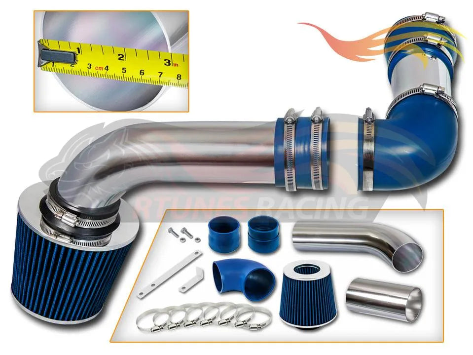 Cold Air Intake Kit For 1988-1989 Pontiac Firebird 5.0L & 5.7L | Rtunes Racing | CI-PT-01BL