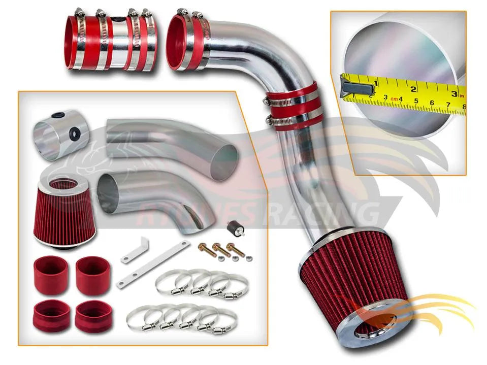 Cold Air Intake Kit For 1999-2005 Pontiac Grand Am V6 3.4L | Rtunes Racing | CI-PT-04RD