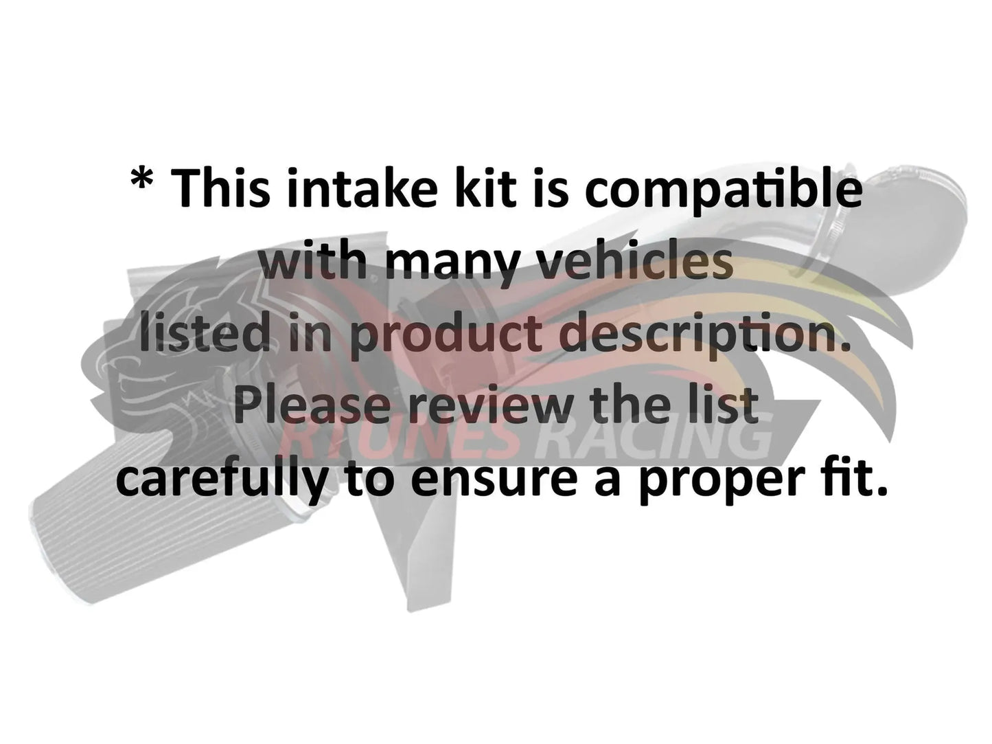 Heat Shield Air Intake Kit For 1999-2007 Escalade/Avalanche/Tahoe/Silverado/Sierra/Yukon | Rtunes Racing | HI-CD-01BL