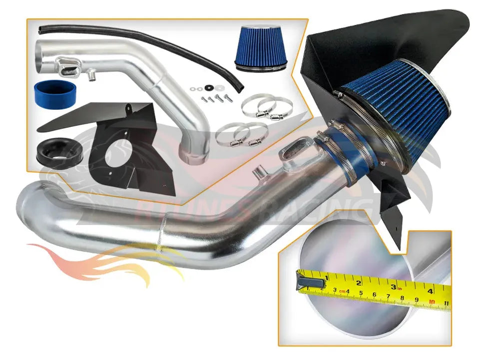 Heat Shield Air Intake Kit For 2012-2015 BMW 335I /2014-2016 435I /2013-2016 M135I /2014-2016 M235I /2016-2018 M2 | Rtunes Racing | HI-BM-02BL