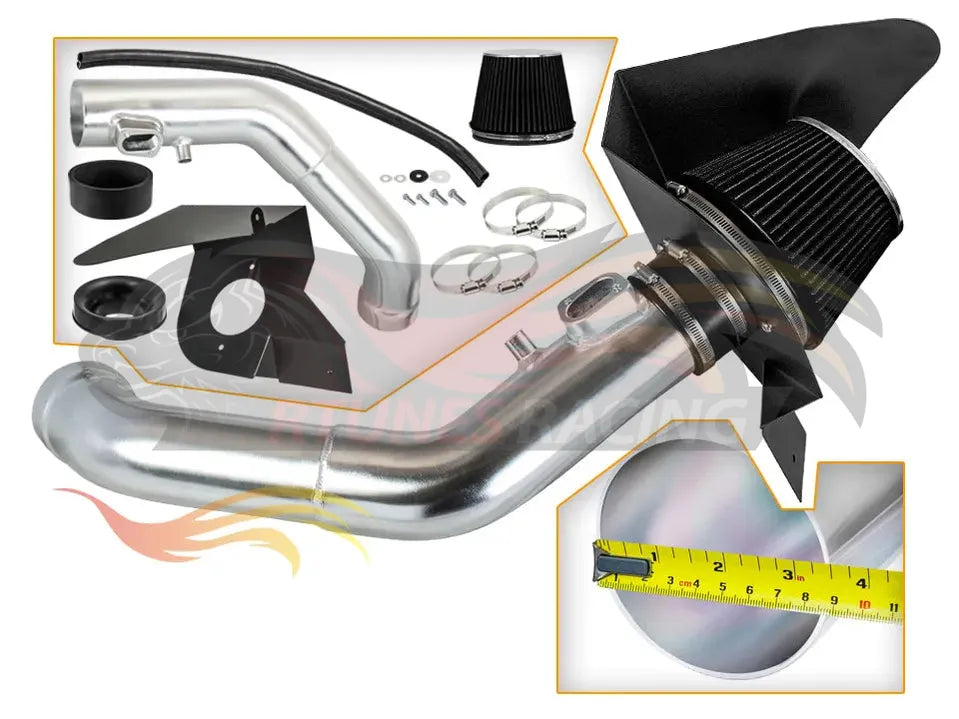 Heat Shield Air Intake Kit For 2012-2015 BMW 335I, 2014-2016 435I, 2013-2016 M135I, 2014-2016 M235I, 2016-2018 M2 | Rtunes Racing | HI-BM-02CK