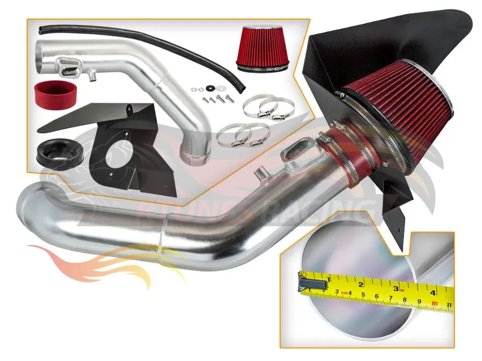 Heat Shield Air Intake Kit For 2012-2015 BMW 335I, 2014-2016 435I, 2013-2016 M135I, 2014-2016 M235I, 2016-2018 M2 | Rtunes Racing | HI-BM-02RD