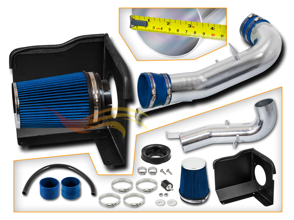 Heat Shield Air Intake Kit For 2007-2008 Cadillac Escalade 5.3L/6.0L | Rtunes Racing | HI-CD-02BL