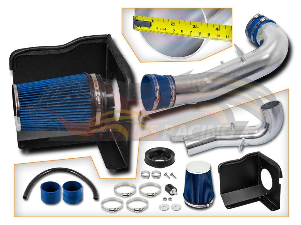Heat Shield Air Intake Kit For 2007-2008 Cadillac Escalade 5.3L/6.0L | Rtunes Racing | HI-CD-02BL