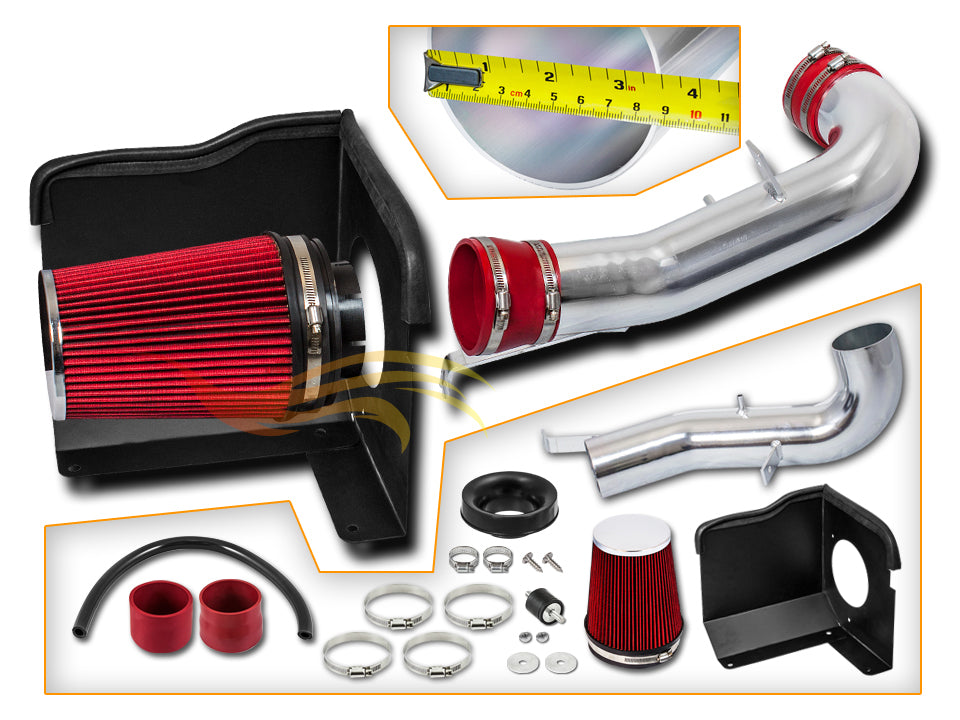 Heat Shield Air Intake Kit For 2007-2008 Cadillac Escalade 5.3L/6.0L | Rtunes Racing | HI-CD-02RD