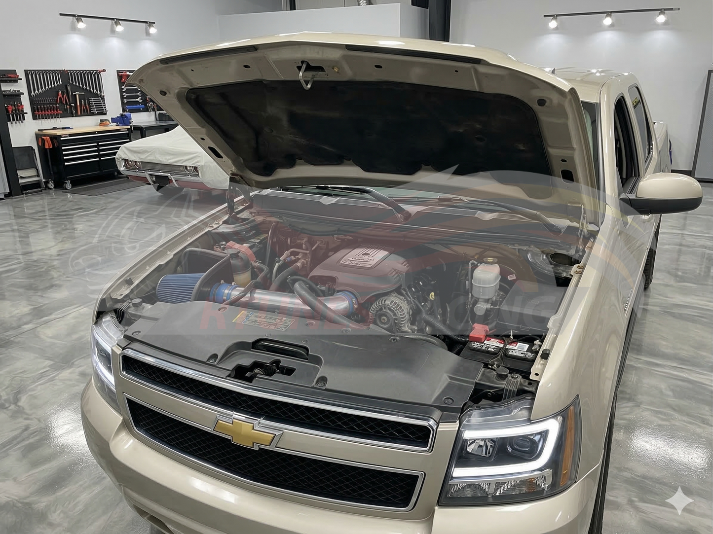 Heat Shield Air Intake Kit For 2009-2014 Cadillac Escalade 5.3L/6.0L | Rtunes Racing | HI-CD-03CK