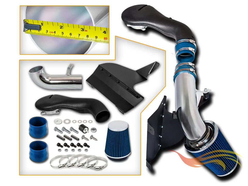 Heat Shield Intake For 96-04 S-10/Blazer / 96-01 Jimmy / 96-04 Sonoma V6 4.3L HI-CH-01BL