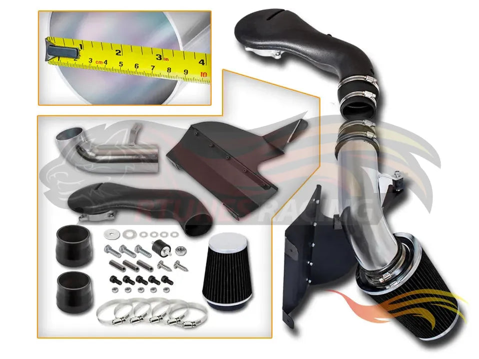 Heat Shield Air Intake Kit For 1996-2004 S-10/Blazer, 1996-2001 Jimmy, 1996-2004 Sonoma V6 4.3L | Rtunes Racing | HI-CH-01CK