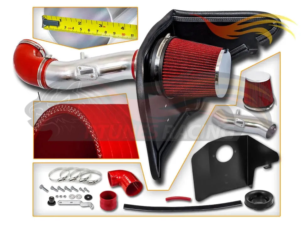 Heat Shield Air Intake Kit For 2012-2015 Chevy Camaro V6 3.6L | Rtunes Racing | HI-CH-07RD