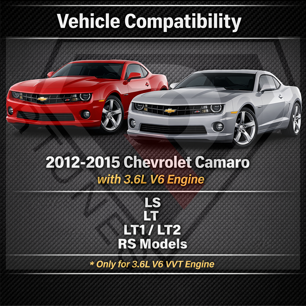 Heat Shield Air Intake Kit For 2012-2015 Chevy Camaro V6 3.6L | Rtunes Racing | HI-CH-07BL