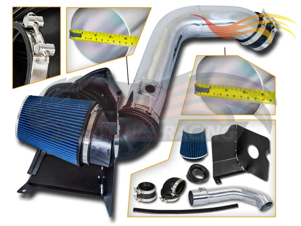 Heat Shield Air Intake Kit For 2004-2005 Sierra /Silverado 2500Hd/3500 V8 6.6L Durmax LLY | Rtunes Racing | HI-CH-08BL