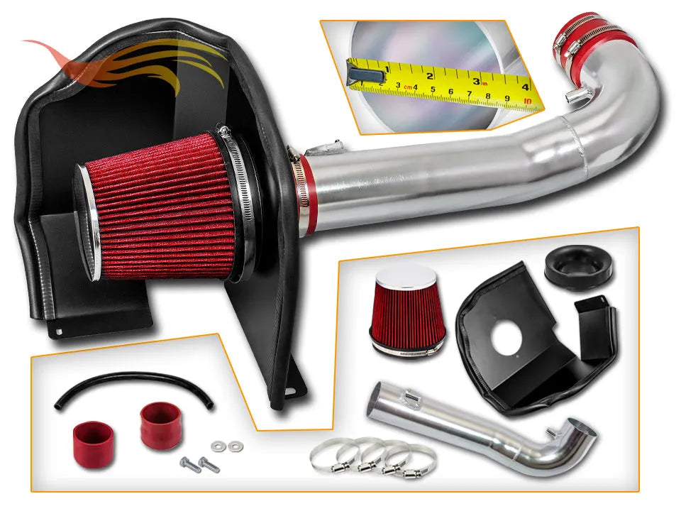 Heat Shield Intake For 14-18 Chevy Silverado 1500 / GMC Sierra 1500 4.3L V6 HI-CH-09RD