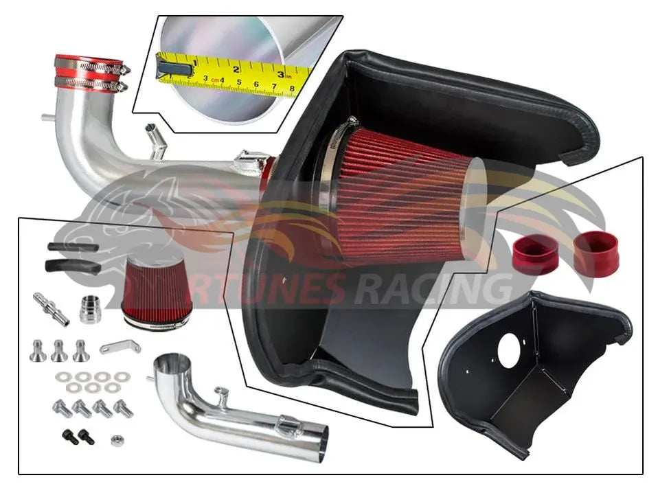 Heat Shield Air Intake Kit For 2016-2021 Chevy Camaro 3.6L V6 | Rtunes Racing | HI-CH-10RD