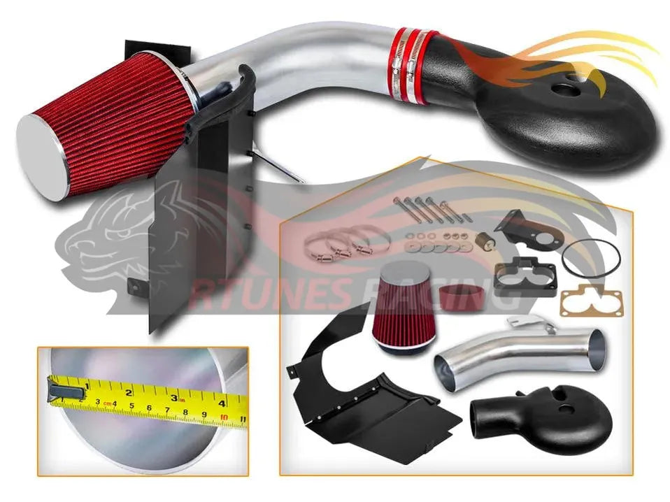 Heat Shield Air Intake Kit For 1997-1998 Dodge Dakota, 1998-2003 Durango V8 5.2L/5.9L | Rtunes Racing | HI-DG-01RD