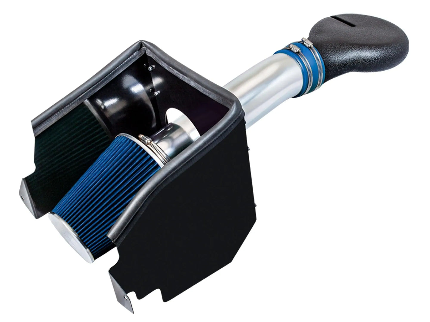 Heat Shield Air Intake Kit For 1994-2001 Dodge Ram 1500 5.2L/5.9L V8, 1994-2002 2500 5.9L V8 | Rtunes Racing | HI-DG-02BL