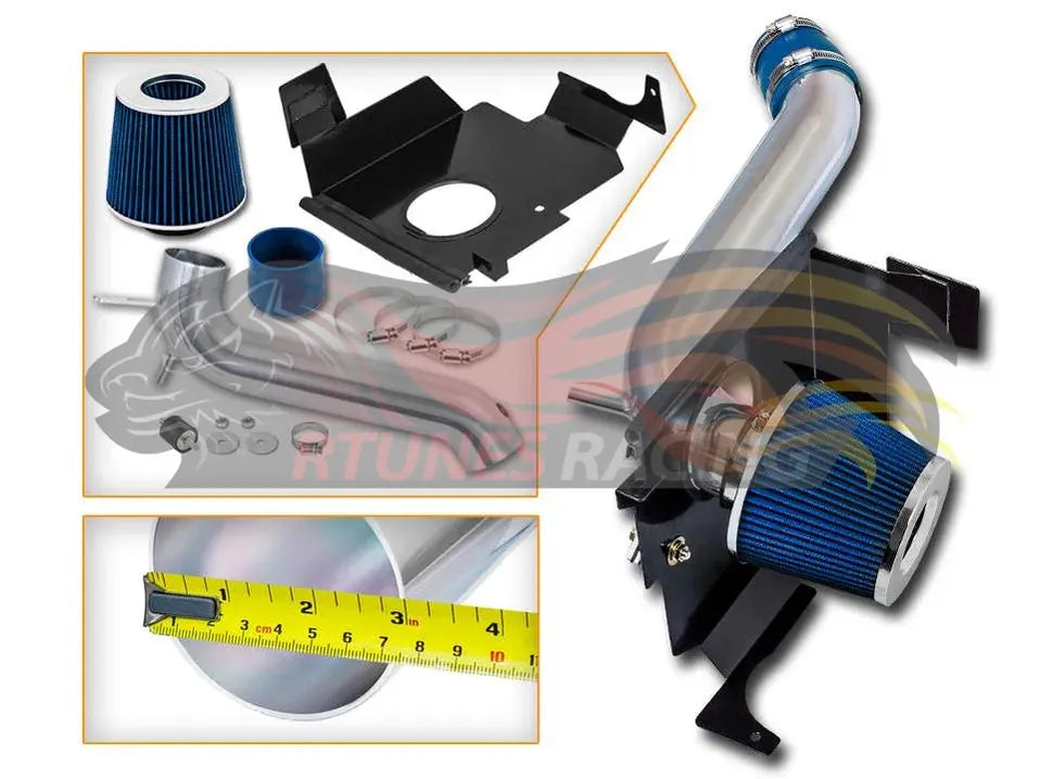 Heat Shield Air Intake Kit For 2005-2008 Dodge Magnum V6 3.5L, 2006-2008 Charger V6 3.5L, 2005-2010 300 3.5L V6 | Rtunes Racing | HI-DG-05BL
