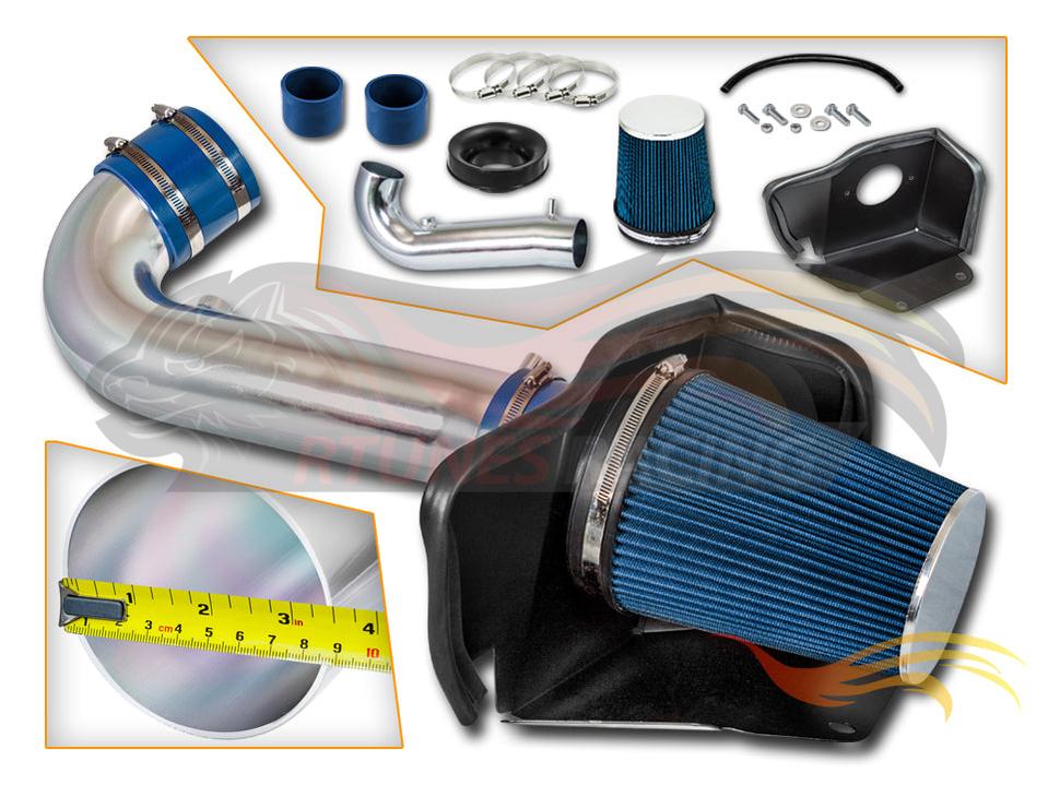 Heat Shield Air Intake Kit For 2011-2019 Dodge Durango /2011-2019 Jeep Grand Cherokee 5.7L V8 | Rtunes Racing | HI-DG-13BL