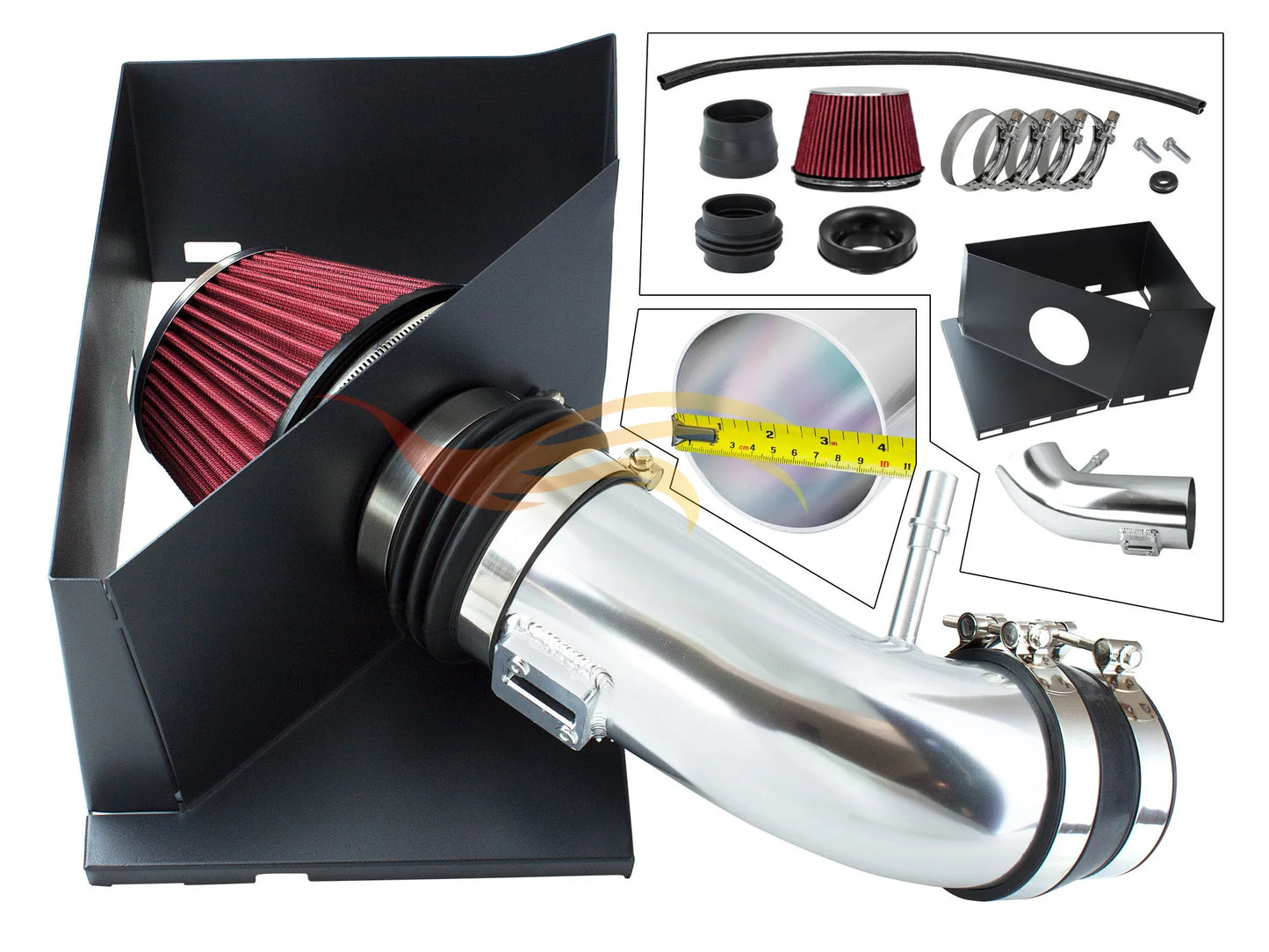Heat Shield Intake For 14-18 Ram 2500/3500 6.4L V8 HI-DG-15RD