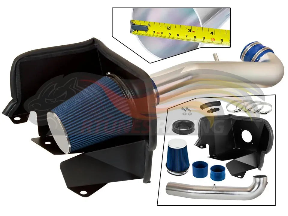 Heat Shield Air Intake Kit For 2019-2024 Ram 1500 3.6L V6 (No Classic) | Rtunes Racing | HI-DG-16BL