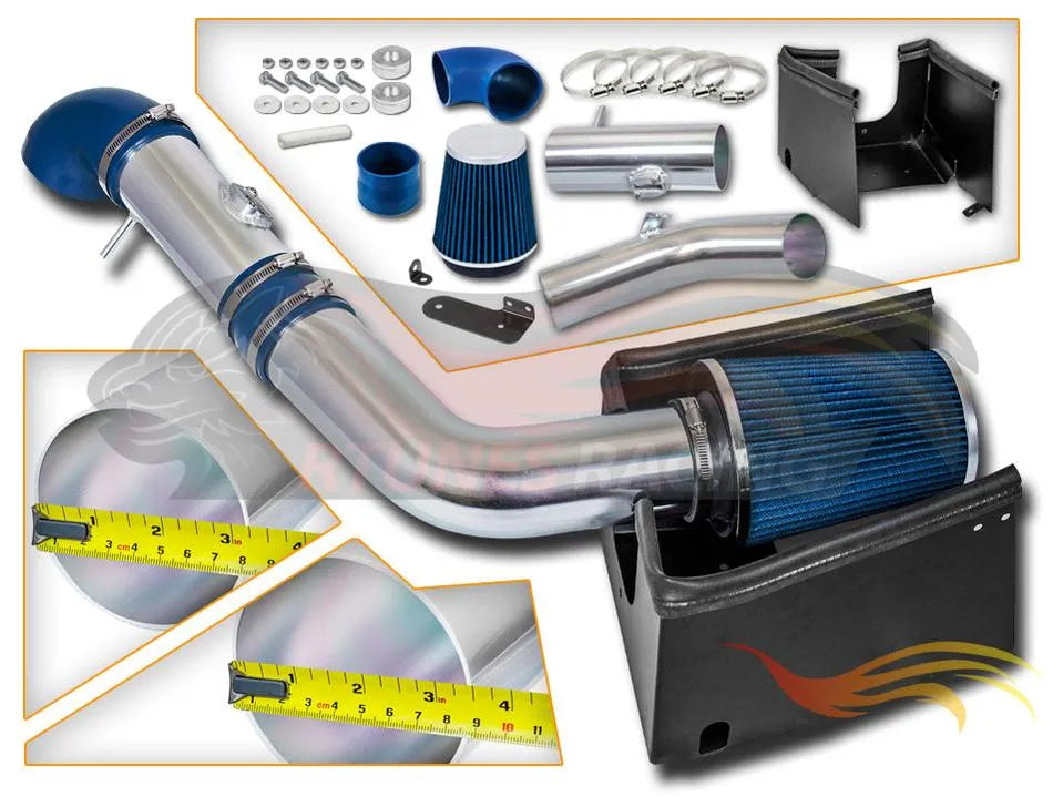 Heat Shield Air Intake Kit For 2005-2008 Ford F150 5.4L V8 | Rtunes Racing | HI-FD-02BL