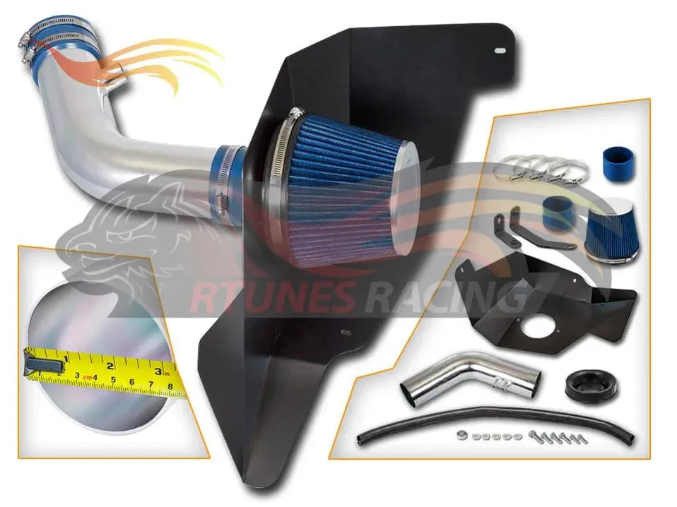 Heat Shield Air Intake Kit For 2015-2018 Ford Mustang 3.7L V6 | Rtunes Racing | HI-FD-07BL