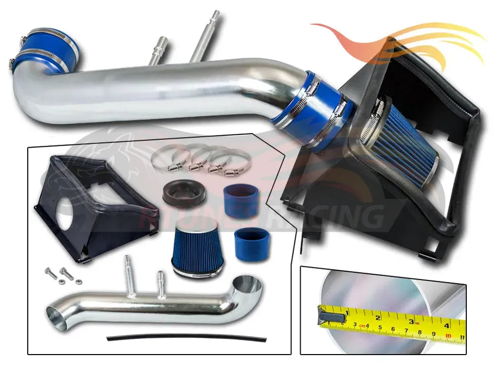 Heat Shield Air Intake Kit For 2015-2018 Ford F150 5.0L V8 | Rtunes Racing | HI-FD-09BL