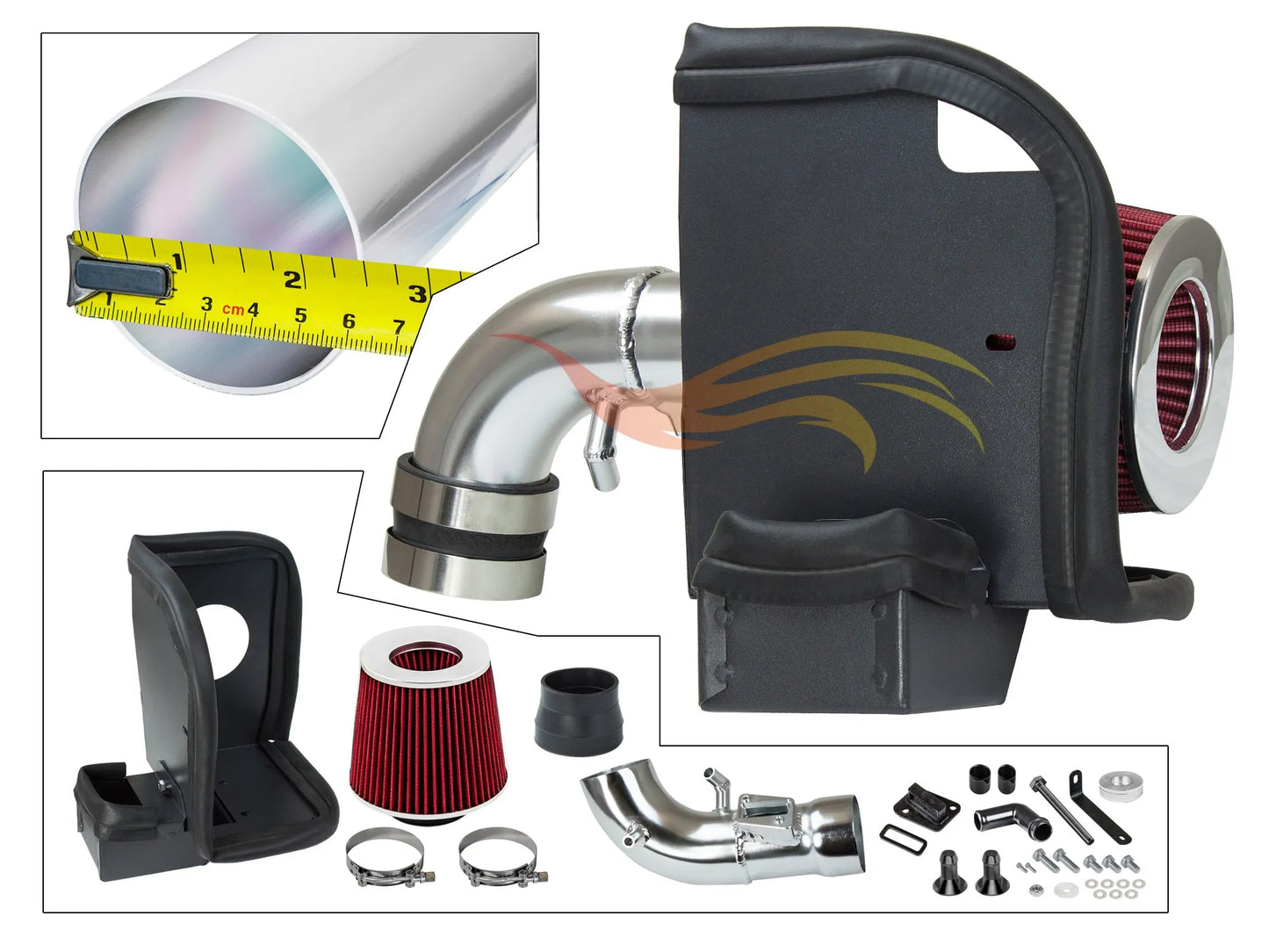 Heat Shield Intake For 08-18 Ford Fiesta 1.6L HI-FD-12RD